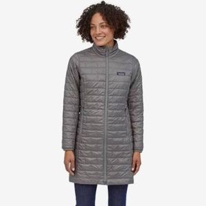 NWT Patagonia Women's Nano Puff Parka Noble Grey Sz S